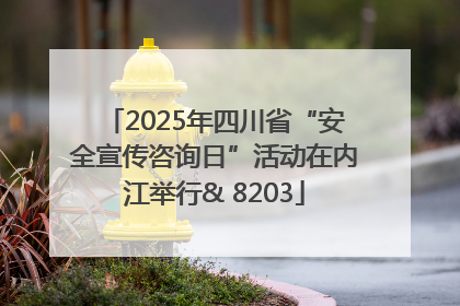 2025年四川省“安全宣传咨询日”活动在内江举行& 8203