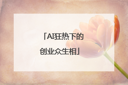 AI狂热下的创业众生相